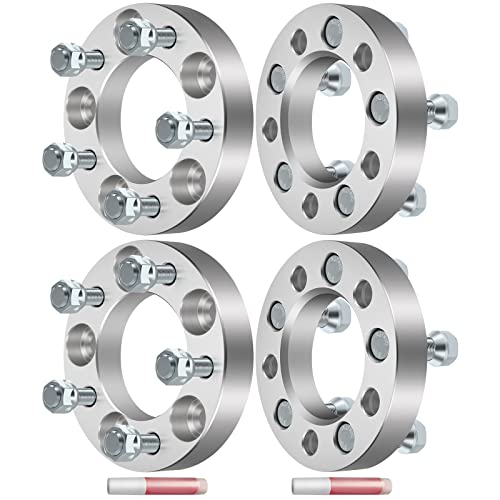 Abrillvt 5x4.5 Wheel Spacer 1 inch 4PCS Thread Size 12x1.5 Wheel Adapter Compatible with for CL 01-03 for NSX 91-05 for RDX 07-12 for STS 05-11 for Eldorado 92-02