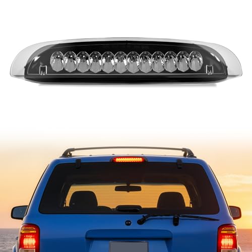 Image of Nilight Third Brake Light Tail High Mount 3rd Stop Lights Smoked Lens Compatible with Ford Explorer 1998 1999 2000 2001 Van SUV Rear Center Cab Lamp