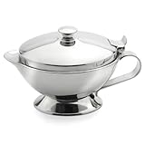 Weis Thermosauciere mit Griff aus Edelstahl in der Farbe Silber, Maße: 19,5cm x 12,5cm x 13cm, 15840