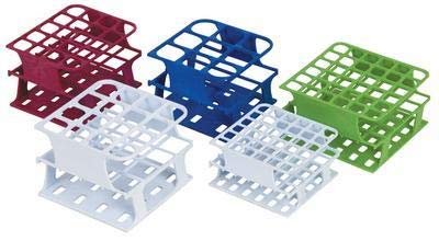 HS120399-16 mm - OneRack Half-Size Delrin Test Tube Racks, Heathrow Scientific - Case of 1