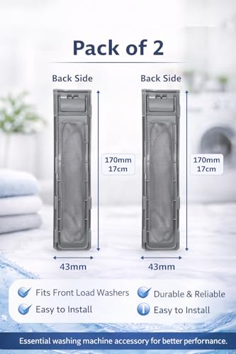 Image of SANAVYA Magic Filter /Round Filter /Lint Filter for Washing Machine /Dust Filter /Lint Filter /Waste Collector /Drain Jali for Washing Machine (HAIER Filter 15.6 Pack of 2)