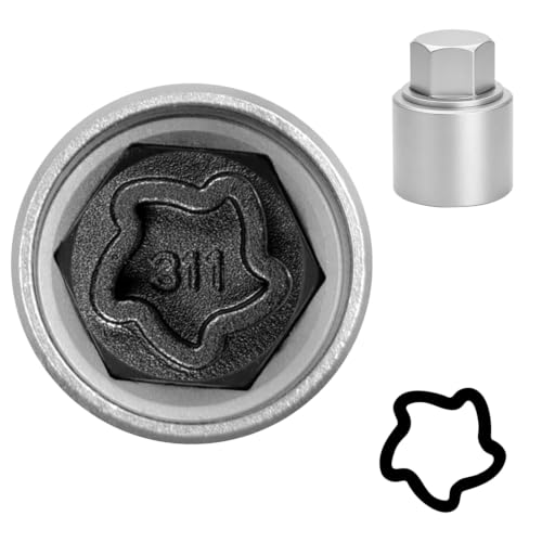 Image of 311 Wheel Locking Nut Key for Mercedes Benz, Lug Nut Removal Tool