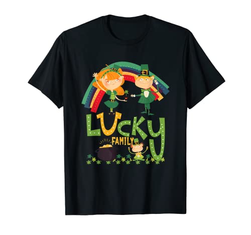 St Patricks Day Shirt Famiglia regalo adatto Maglietta