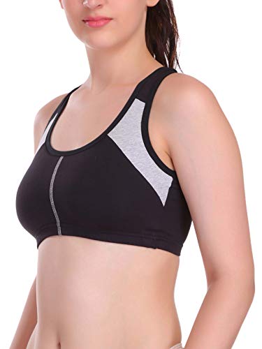 Image of Eve's Beauty Women's Cotton Padded Wire Free Sports Bra