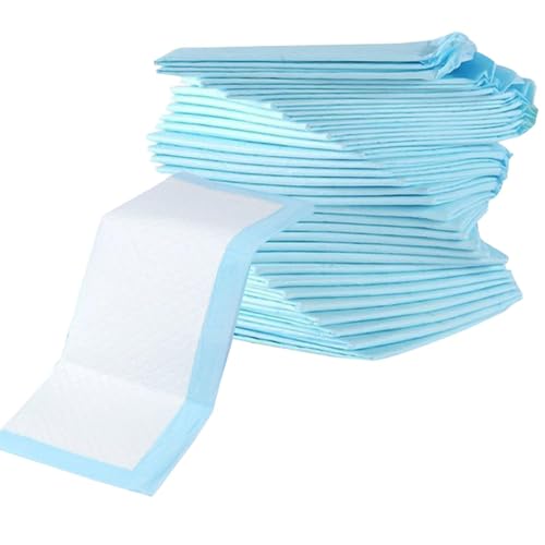 Cambiador de pañales – 100 unidades de cambiador para bebé, cambiador de pañales a prueba de fugas, almohadillas desechables para desechables, almohadillas para adultos, niños y mascotas