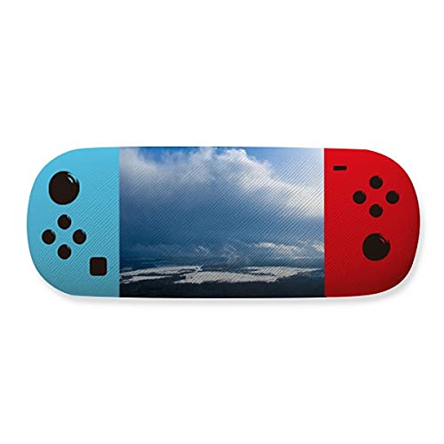 Étui de rangement pour lunettes Sunshine au motif nuages bleu ciel