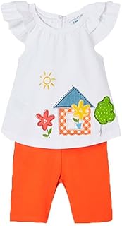 Conj. Leggings Canalé Clementina Bebe Bambina 6-36 mesi