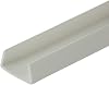 Outwater Plastics White 5/8'' Styrene Plastic U-Channel/C-Channel 36 Inch Lengths (Pack of 4)