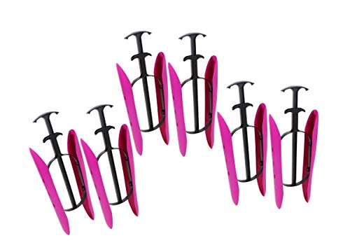 Delfa 3 paires Embauchoirs à bottes, P 35 version ROSE, longueur 35 cm, mécanisme innovant Sensomatic, aussi pour les overknees Cover