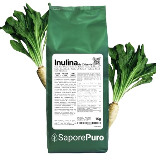 Saporepuro | Inulina en Polvo 1 kg - Prebiotico Natural
