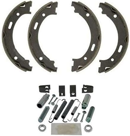 Neutron Emergency Parking Brake Shoe Set with Springs Compatible with 162812