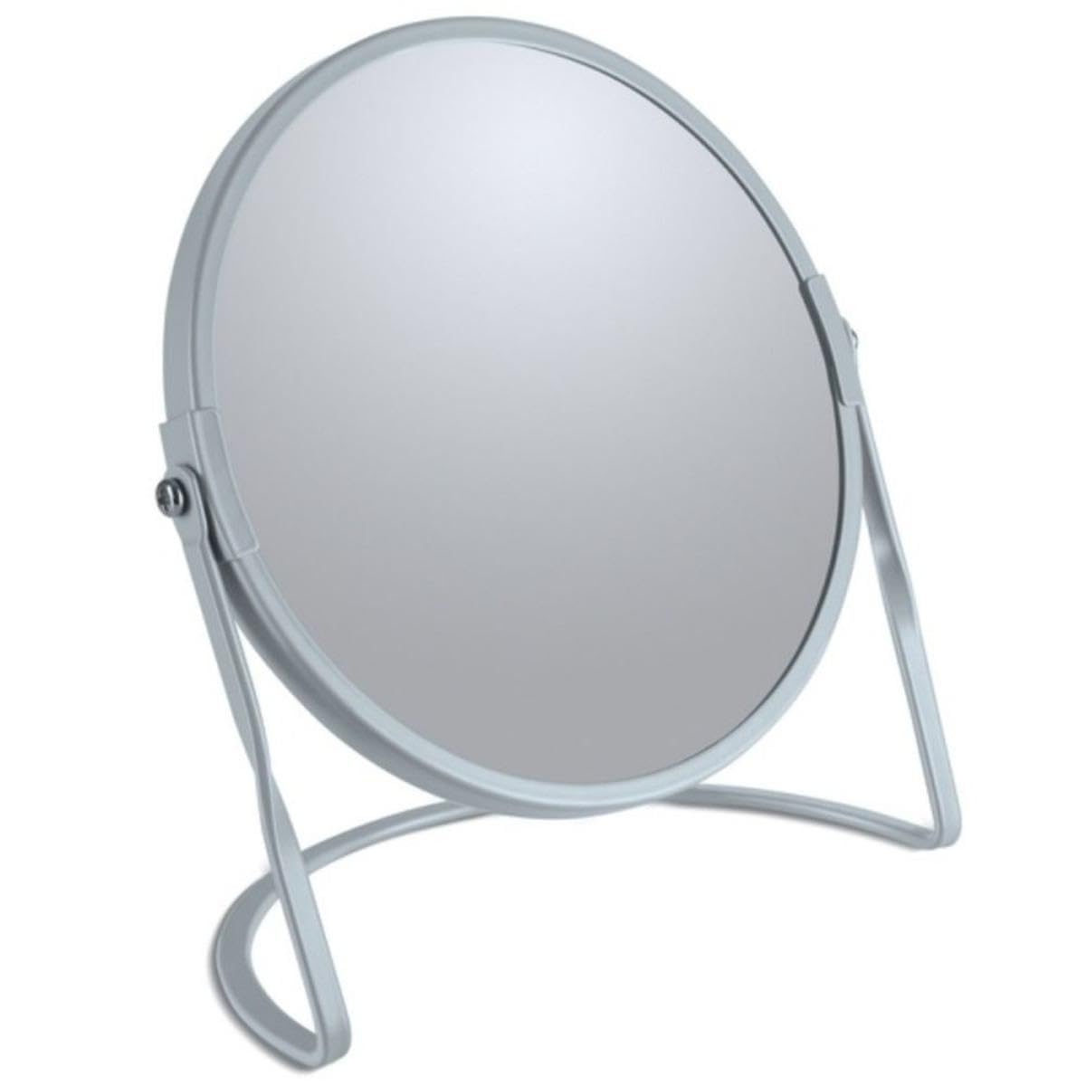 Spirella Akira Make-Up Mirror Cosmetic Mirror Bathroom Mirror 5x Magnification Matte Blue Ice Mat Unique Size