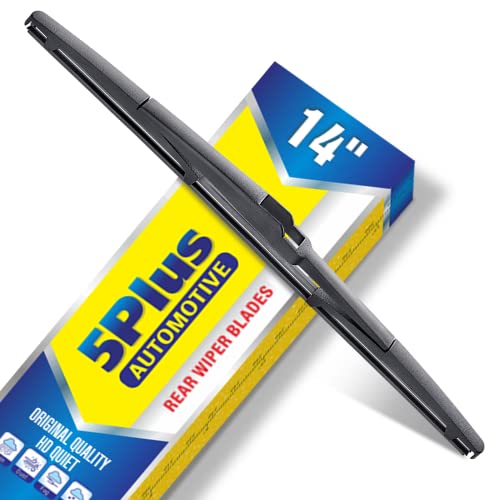 Image of 5 PLUS 14 Inch Rear Wiper Blade Replacement for Jeep Cherokee 2023-2014 /Hyundai Santa Fe 2012-2007 Tucson 2021-2016 Accent 11-07 /Toyota CHR 2022-2018 /Lexus RX 09-04 Rear Windshield Wiper (14-A)