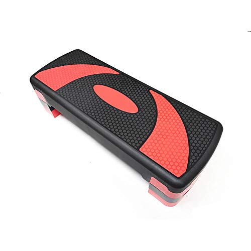 F-JX Fitness Pedal Rhythm Board Aerobics Board Adjustable Step Height Exercise Pedal Perfect for Home Fitness,Orange
