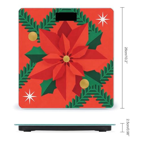 Báscula digital para baño con pantalla LCD grande miniatura 2