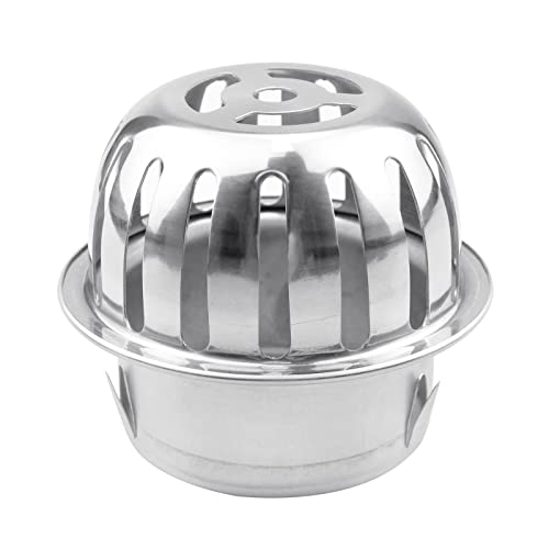 oupados Crépine Descente, Filtres de Gouttière 83MM, Protege Gouttiere en Acier Inoxydable pour Éviter les Blocages, pour Diamètre de 83 MM Cover