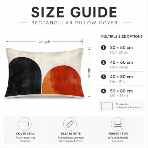 Housse de coussin extérieur imperméable 40x60cm résistante pour terrasse et balcon - 8