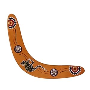 BESPORTBLE Bumerang Holz Handgefertigte Bumerang V-Förmige Zurückkehrende Bumerang Australische Manöver Dart Outdoor-Sportgeräte für Kinder Jungen Erwachsene