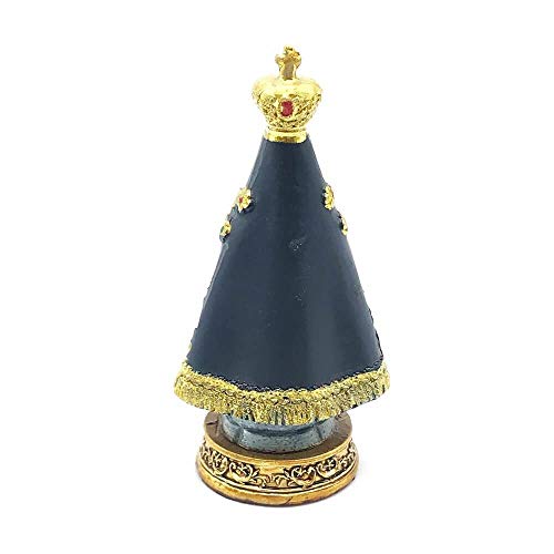 Imagem Nossa Senhora Aparecida Resina Pequena 9 cm
