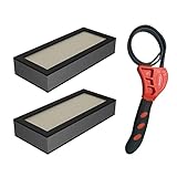 Caterpillar 303-6658 Cab Air Filter w/IHD Strap Wrench Bundle (2)