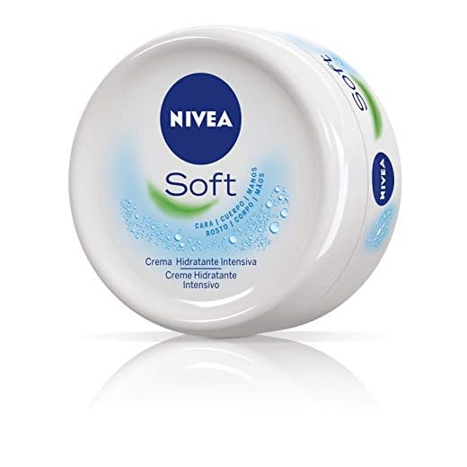 NIVEA Soft (1 x 300 ml), crema multiusos con aceite de jojoba y vitamina E, crema hidratante intensiva para el cuidado de la piel de cara, cuerpo y manos, sin parabenos