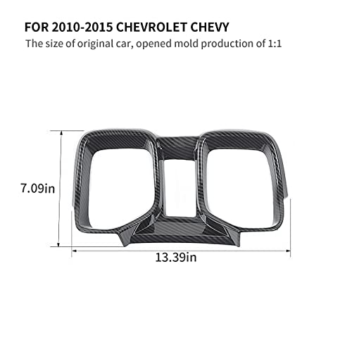 Jimen Compatible With 2010-2015 Chevrolet Camaro Dashboard Cover Dash Board Panel Trim Accessories (Carbon Fiber) #TOP5