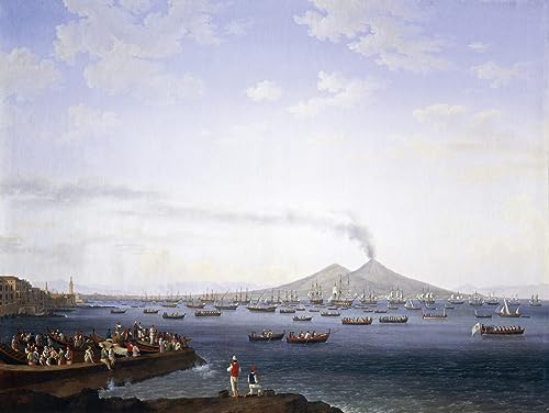 Impression d'art Jacob Hackert Le retour de la flotte d'Algérie toile murale salon