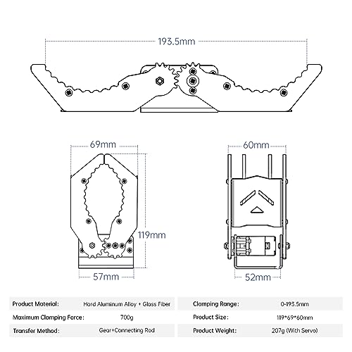 industrial robot arm premium 1700
