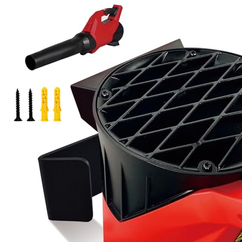 Wall Mount Metal Hanger for Milwaukee M18 Leaf Blower Fit for Only 3017-20 Models Fuel Leaf Blower Attachments Tool Holder & Hook Strong Heavy-Duty Black Wall Mounting Bracket (Matte Black 1pack)