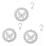 BESPORTBLE 2pièces Wind Métal pour Décoration De Jardin Mobile à Vent Suspendu Sculptu...