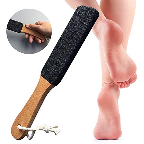 2 PCS Foot File Remover Callus Foot Scrubber, Pedicure Foot Rasp Elimina los talones agrietados, piel muerta, piel dura, piedra pómez para pies Raspador File Brush Tools para pies húmedos y secos