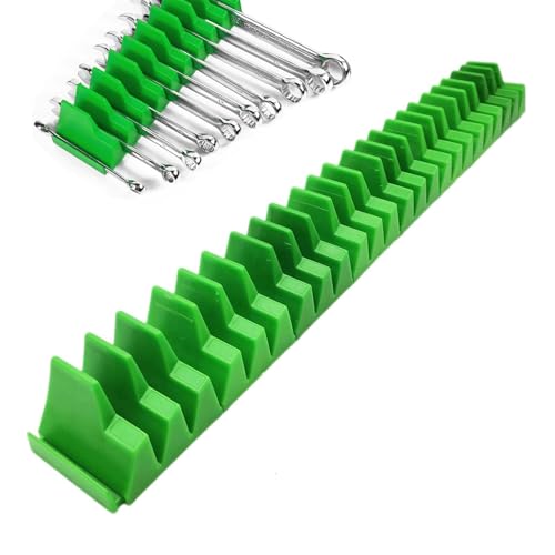 IOIUSKKU Tira magnética para organizar llaves | Soporte magnético para llaves de garaje de ABS, soporte para herramientas, estante para llaves, A 20 grupos