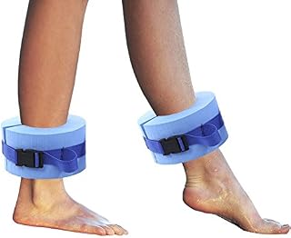 Foam Swim Aquatic Cuffs, Water Aerobics Float Ring Fitness Exercise Set, Ankles Arms