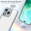 Funda compatible con Honor X8D LNA-LX2 LNA-LX3, gris | Cubierta protectora transparente ultrafina, antigolpes 2 en 1 doble capa 6