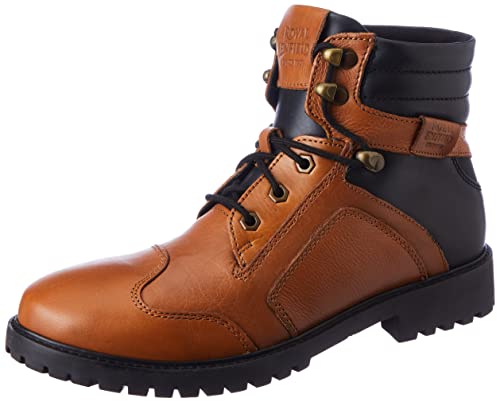 Image of Royal Enfield Marshall Boots Charcoal & Red