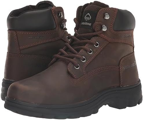 Wolverine Men's Carlsbad Waterproof 6" Work Boot Construction, Dark Brown, 10 X-Wide | Image 6