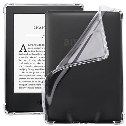 Walnew Clear Case For 6 Inch Kindle Paperwhite 5Th/6Th/7Th Generation 2012-2017(Model No.Ey21 Or Dp75Sdi), Lightweight Soft Back Cover Transparent Tpu Shell Paperwhite Case cover