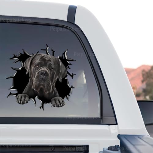 Image of Cute Dog Stickers for Car Window Decals Waterproof Funny Sticker (Cane Corso Stickers)