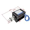 uxcell DC 24V 8KG 20mm Stroke Pull Type Open Frame Solenoid Electromagnet Linear Motion JF-1683