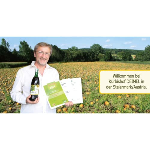 Kürbishof DEIMEL Steiermark/Austria - 500 ml Dose Original Steirisches Kürbiskernöl g.g.A. - Jährlich prämiert