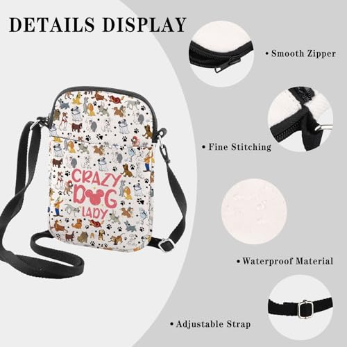 Dog Lover Gift Dogs Group Collage Gift Crazy Dog Lady Dogs Crossbody Bag Pet Puppy Owner Gift3