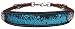 Showman Medium Leather Wither Strap w/Teal & Silver Sequins Inlay! New Horse TACK!