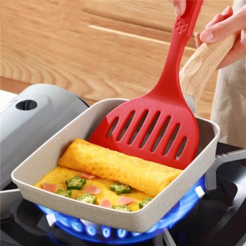 Espátula de cocina para pescado con cabezal protector de silicona 3