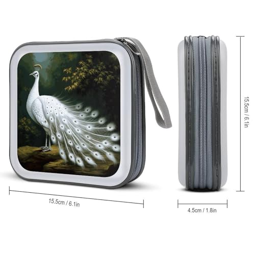 Funda para CD que evita rayas soporte para DVD de coche con capacidad para 40 unidades 3