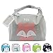 Sac Isotherme Repas Enfant Fille, Hillylolly Sac à Lunch Isolé, Panier Repas Enfant, Mini Sac Isotherme Repas Enfant, Sac Lunch Femme Multipurpose, pour le Transport de Nourriture (Renard)