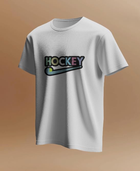 VASAL Unisex Hockey Practice T-Shirt | Dotted Sweat Control Fabric | Airflow Design | Gym & Training Wear | Soft & Quick Dry (in, Alpha, 2XL, Regular, White) 1