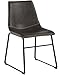 Phoenix Home PU Leather Dining Chair Set of 2, 18.11