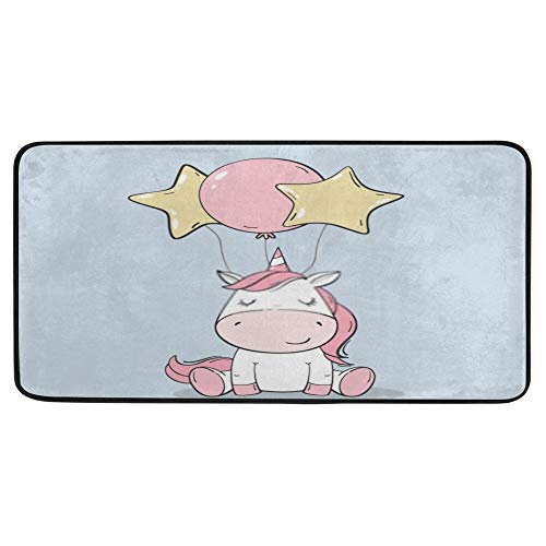 Alfombrilla antideslizante e impermeable de 99 x 51 cm con diseño lavable Color 2 2