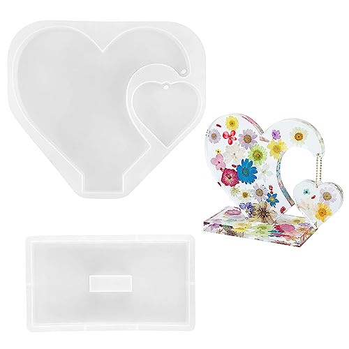 Silikonform Herz Für Epoxidharz - Fotorahmen & DIY Deko