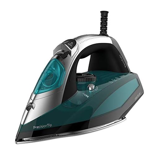 Cecotec Plancha Ropa Vapor Fast&Furious 5010 Vital. 2600 W, Plancha de manera rápida todo tipo de prendas, Vapor continuo de 55 g/min, Golpe de vapor de 200 g/min